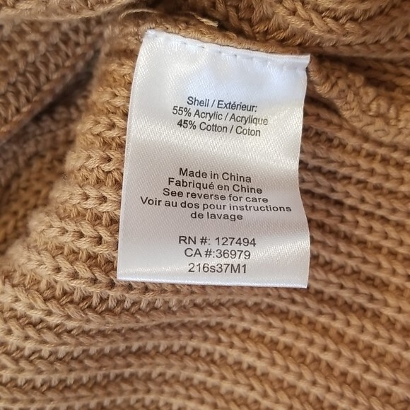 NWT Heartloom Naomi Cardigan- Anthropologie brand, size L, color camel - Picture 12 of 16